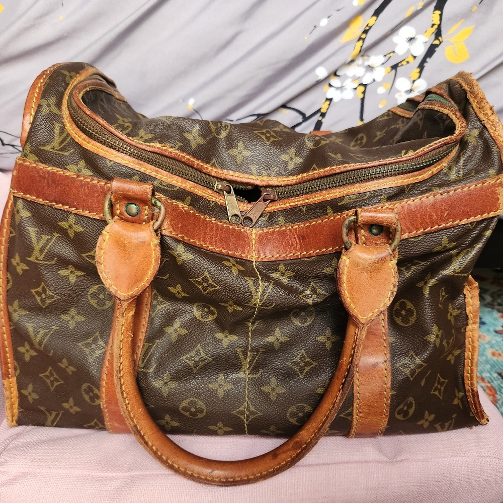 LOUIS VUITTON Monogram Sac Chaussures Boston Bag Vintag